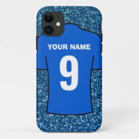 Handy Case mit Club Colors! - Blaues Shirt
