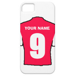 Handy Case mit Club Colors! - Rotes und weißes Shi