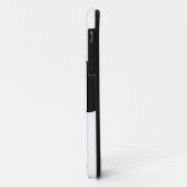 Handy Case mit Club Colors! Schwarz-Weiß-Shirt (Hinten/Links)