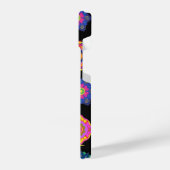 Handy Case schwarz und farbenfroh authentisches De iPhone Hülle (Linke Seite)