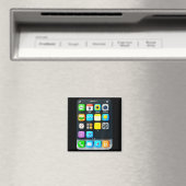 Handy-Display Smartphone Mobile App Halloween Magnet (In Situ (Geschirrspüler))