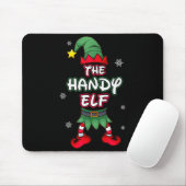 Handy Elf Christmas Pajamas Pjs Matching Family Gr Mousepad (Mit Mouse)