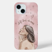 Handy-Fall der Liebe | Rosa Mädchen Case-Mate iPhone Hülle (Rückseite)