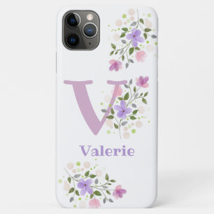 Handy-Fall - Erstmaliges Plus Name & Blume-Design Case-Mate iPhone Hülle