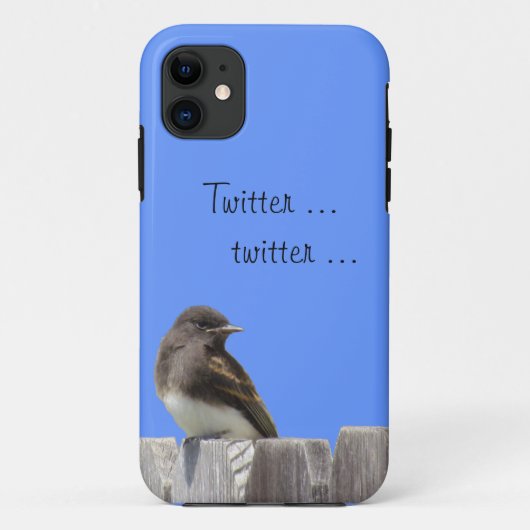Handy-Fall - Flycatcher auf Zaun Case-Mate iPhone Hülle (Rückseite)