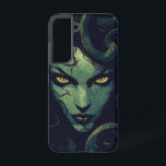 Handy-Fall für den verzauberten Waldblick Samsung Galaxy Hülle<br><div class="desc">Eine geheimnisvolle Figur mit durchdringenden Augen und Waldtönen taucht aus den Schatten hervor - perfekt für Fantasy-Liebhaber und Waldträumer.</div>