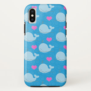 Handy-Fall für niedliche Wale und Herz Case-Mate iPhone Hülle