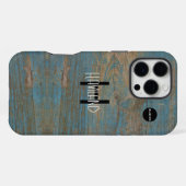 Handy-Fall HAMbWG für Holzdesign iPhone Hülle (Rückseite (Horizontal))