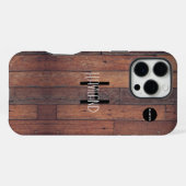 Handy-Fall HAMbWG für Holzdesign iPhone Hülle (Rückseite (Horizontal))