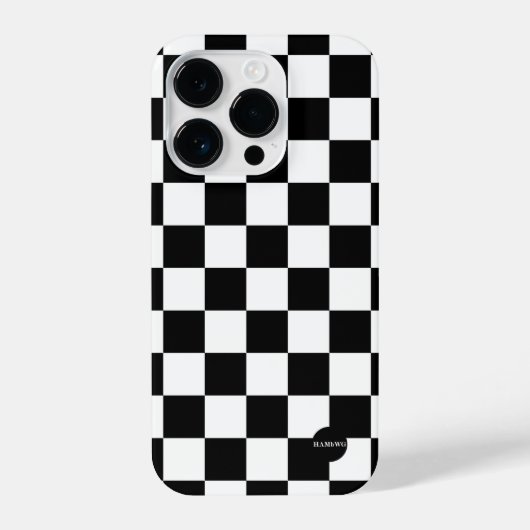 Handy-Fall - HAMbyWG-Schachbrett iPhone Hülle (Rückseite)