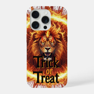 Handy Fall Löwe König, Fiery Lion Handy Case iPhone 15 Pro Hülle