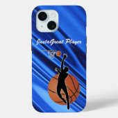 Handy-Fall mit Basketball-Thema Case-Mate iPhone Hülle (Rückseite)