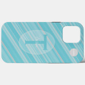 Handy-Fall mit Initial und Name HAMbyWG Case-Mate iPhone Hülle (Rückseite (Horizontal))