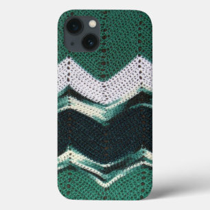 Handy-Fall: Zickzack in grün gestrichen Case-Mate iPhone Hülle
