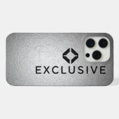 Handy-Fälle Ausschließlich Silber iPhone Hülle (Rückseite (Horizontal))