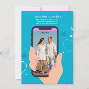 Handy-Foto-Ankündigung Ankündigung