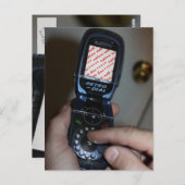 Handy-Foto-Rahmen für Wählverbindungen Postkarte (Vorne/Hinten)