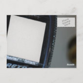 Handy-Foto-Rahmen für Wählverbindungen Postkarte (Rückseite)