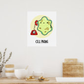 Handy Funny Biology Science Puff Poster (Küche)