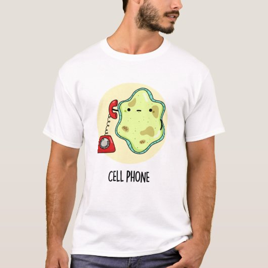 Handy Funny Biology Science Puff T-Shirt (Vorderseite)