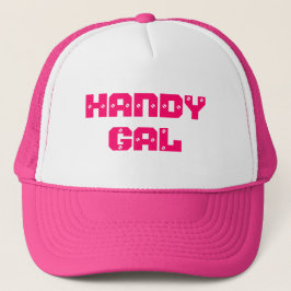Handy Gal Pink Trucker Hat Truckerkappe