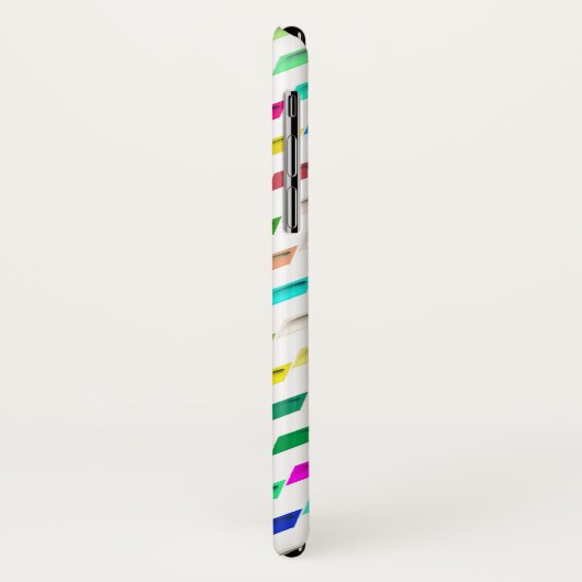 Handy-Gehäuse mit farbiger Geometrie Case-Mate iPhone Hülle (Hinten/Links)