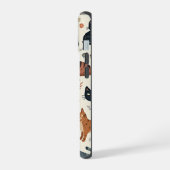 Handy-Gehäuse mit Katzenillustrierung iPhone 15 Hülle (Linke Seite)