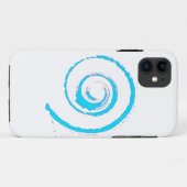 Handy-Gehäuse mit Light Blue Twirl Case-Mate iPhone Hülle (Rückseite (Horizontal))