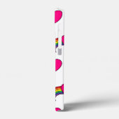 Handy-Gehäuse mit Regenbogen und heißen rosa Herze Case-Mate iPhone Hülle (Rückseite / Links)