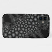 Handy-Gehäuse mit Schwarzweiß-Fraktal Case-Mate iPhone Hülle (Rückseite (Horizontal))