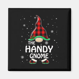 Handy Gnome Buffalo Kariert Matching Family Christ Magnet