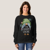 Handy Gnome Buffalo Kariert Matching Family Christ Sweatshirt (Vorne ganz)