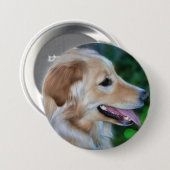 Handy Golden Retriever Button (Vorne & Hinten)