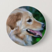 Handy Golden Retriever Button (Vorderseite)