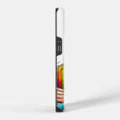 Handy Hülle mit Manga-Sicherheitsfachmann iPhone Hülle (Rechte Seite)