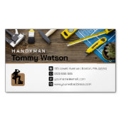 Handy Man | Bau | AN Magnetische Visitenkarte (Vorderseite)