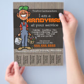 Handy Man.Carpenter.Plumber.Painter.Afro American Flyer (Hand)