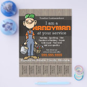 Handy Man.Carpenter.Plumber.Painter.Yard-Arbeit Flyer (Einzeln)