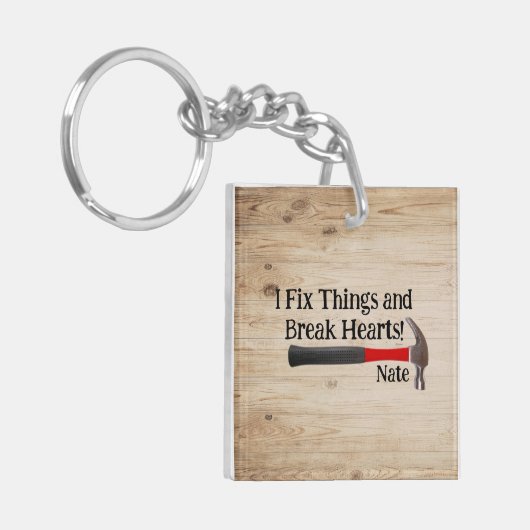Handy Man Custom Schlüsselanhänger (Vorderseite links)
