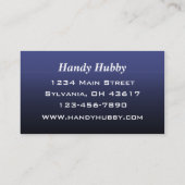 Handy Man Visitenkarte (Rückseite)