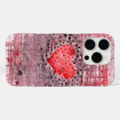Handy mit Bild eines Herzens Case-Mate iPhone Hülle (Rückseite (Horizontal))