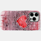 Handy mit Bild eines Herzens Case-Mate iPhone Hülle (Rückseite (Horizontal))