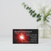 Handy-Mobiltelefondienste Visitenkarte (Stehend Vorderseite)