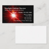 Handy-Mobiltelefondienste Visitenkarte (Vorne/Hinten)