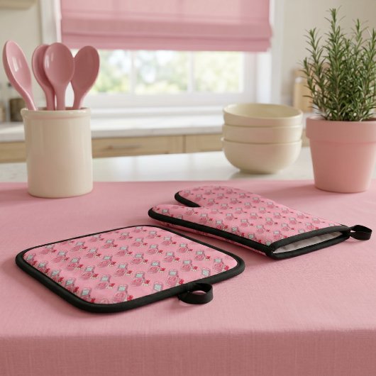 Handy Oven Mitt & Pot Holding Set