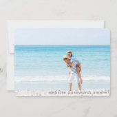 *~* Handy QR AR6 Foto WEDD SPEICHERN DAS DATUM Einladung (Rückseite)