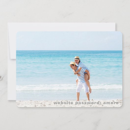 *~* Handy QR AR6 Foto WEDD SPEICHERN DAS DATUM Einladung (Rückseite)