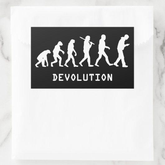 Handy Rechteckiger Aufkleber (Tasche)