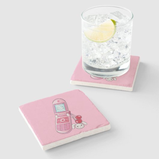 Handy-Stone-Untersetzer Steinuntersetzer (Seitenansicht)