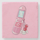 Handy-Stone-Untersetzer Steinuntersetzer (Vorderseite)